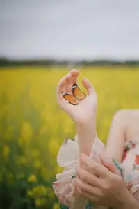 Ying Er YY Captivating in Golden Flower Field – YiTuYu Art Language Vol.8672 - image 5