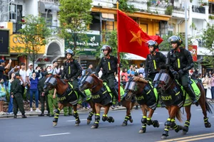 Spectacular Cavalry Performance and Police Horse Parade in Ho Chi Minh City - image 2