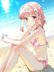 Anime Bikini Girls Gallery: Cute and Sexy Anime Swimsuit Art - image 11