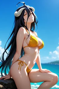 Anime Bikini Girls Gallery: Cute and Sexy Anime Swimsuit Art - image 55