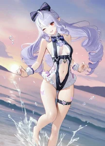Anime Bikini Girls Gallery: Cute and Sexy Anime Swimsuit Art - image 27