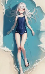 Anime Bikini Girls Gallery: Cute and Sexy Anime Swimsuit Art - image 29