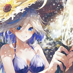 Anime Bikini Girls Gallery: Cute and Sexy Anime Swimsuit Art - image 12