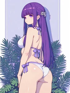 Anime Bikini Girls Gallery: Cute and Sexy Anime Swimsuit Art - image 19