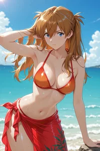 Anime Bikini Girls Gallery: Cute and Sexy Anime Swimsuit Art - image 24