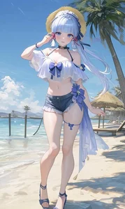 Anime Bikini Girls Gallery: Cute and Sexy Anime Swimsuit Art - image 6