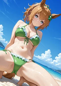 Anime Bikini Girls Gallery: Cute and Sexy Anime Swimsuit Art - image 51