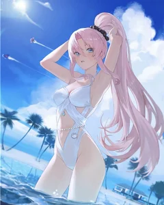Anime Bikini Girls Gallery: Cute and Sexy Anime Swimsuit Art - image 56