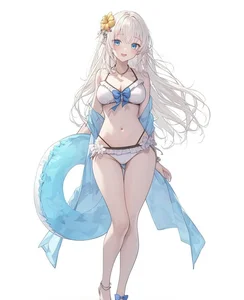 Anime Bikini Girls Gallery: Cute and Sexy Anime Swimsuit Art - image 26