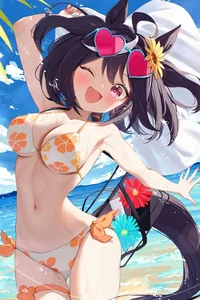 Anime Bikini Girls Gallery: Cute and Sexy Anime Swimsuit Art - image 59