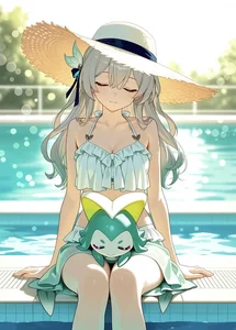 Anime Bikini Girls Gallery: Cute and Sexy Anime Swimsuit Art - image 8