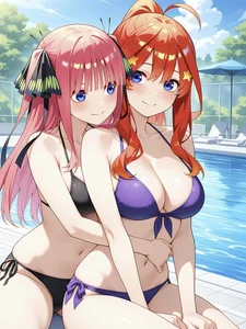 Anime Bikini Girls Gallery: Cute and Sexy Anime Swimsuit Art - image 47