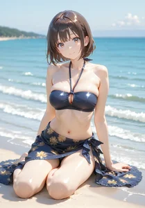 Anime Bikini Girls Gallery: Cute and Sexy Anime Swimsuit Art - image 61