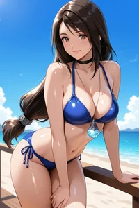 Anime Bikini Girls Gallery: Cute and Sexy Anime Swimsuit Art - image 35