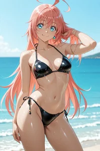 Anime Bikini Girls Gallery: Cute and Sexy Anime Swimsuit Art - image 31