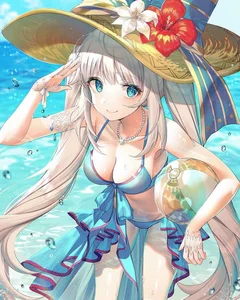 Anime Bikini Girls Gallery: Cute and Sexy Anime Swimsuit Art - image 4