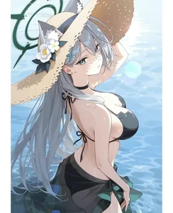 Anime Bikini Girls Gallery: Cute and Sexy Anime Swimsuit Art - image 36