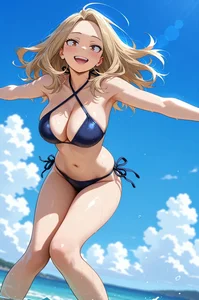 Anime Bikini Girls Gallery: Cute and Sexy Anime Swimsuit Art - image 2