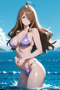 Anime Bikini Girls Gallery: Cute and Sexy Anime Swimsuit Art - image 53