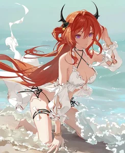 Anime Bikini Girls Gallery: Cute and Sexy Anime Swimsuit Art - image 34