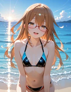 Anime Bikini Girls Gallery: Cute and Sexy Anime Swimsuit Art - image 44