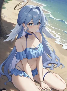 Anime Bikini Girls Gallery: Cute and Sexy Anime Swimsuit Art - image 52