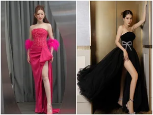 Style Showdown: Comparing the Captivating Fashion of Thuy Ngan and Thien An - image 0