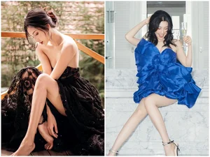 Style Showdown: Comparing the Captivating Fashion of Thuy Ngan and Thien An - image 3