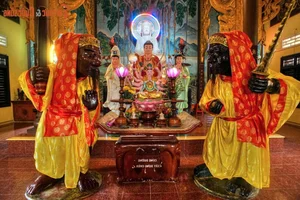 Century-Old Dharmapala Statues: Exploring the Unique Buddhist Heritage and Spiritual Art of Vietnam - image 7