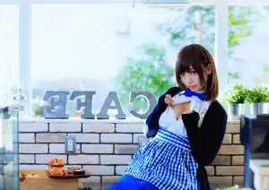 Moe Iori: Charming Cafe Girl in 'Monday's Girl' Part02 - image 7