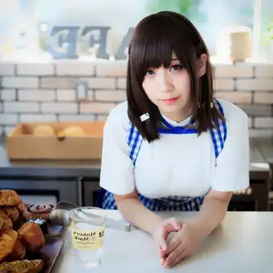 Moe Iori: Charming Cafe Girl in 'Monday's Girl' Part02 - image 16