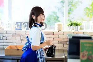 Moe Iori: Charming Cafe Girl in 'Monday's Girl' Part02 - image 15