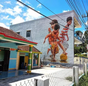 Exploring Tam Thanh Mural Village: A Visual Journey with Tieu Vy - image 4