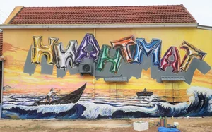 Exploring Tam Thanh Mural Village: A Visual Journey with Tieu Vy - image 5