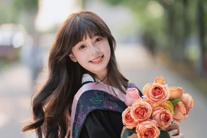 Aesthetic Academic Uniform Portrait Series: Xia Yu Xiao Nian in YiTuYu Art Language Vol.9078 – Timeless Youth and Preppy Fashion Inspiration - image 2