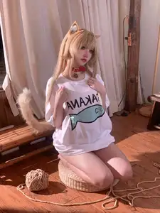 Coser kaOri's Playful Cat Transformation: Discover Adorable Moments in Part03 - image 13