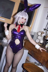 Stunning FGO Consort Yu Cosplay by Luo Li Lolisama in a Creative Maid Bikini Aesthetic - Fate/Grand Order Fan Art Photography - image 4