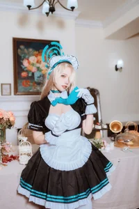 Stunning Blue Archive Asuna Ichinose Maid Cosplay by Er Zuo Nisa – 31 High-Quality Images Collection (Ref: 32e48b24) - image 3