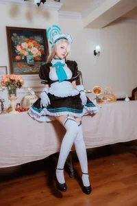 Stunning Blue Archive Asuna Ichinose Maid Cosplay by Er Zuo Nisa – 31 High-Quality Images Collection (Ref: 32e48b24) - image 1
