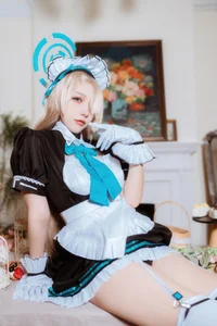 Stunning Blue Archive Asuna Ichinose Maid Cosplay by Er Zuo Nisa – 31 High-Quality Images Collection (Ref: 32e48b24) - image 18