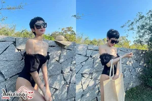 Hiền Hồ Bikini Style: Capturing Elegance and Confidence Amidst Public Interest - image 0