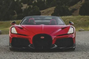 Rare Bugatti W16 Mistral Hypercar with Low Mileage Listed for Sale - image 3