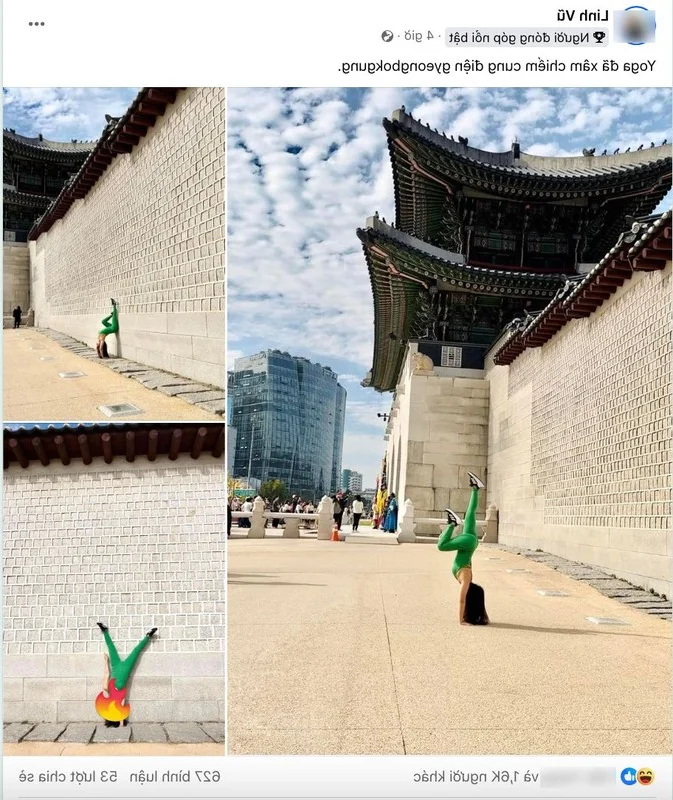 Vietnamese Tourist Sparks Debate with Public Yoga in Seoul
