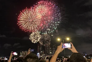 Ho Chi Minh City Sky Lights Up with Fireworks for National Day - image 0