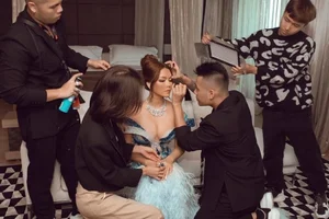 Behind the Scenes with Red Carpet Queen Ly Nha Ky: Glamour and Glam Squad Secrets - image 9