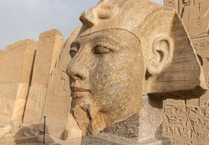 Restoring History: Ancient Egyptian Pharaoh Statue Reconstructed - image 2