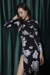 Captivating Chenaling_CL in a Floral Art Dress - YiTuYu Art Language Vol.8809 Chenaling_CL - image 25