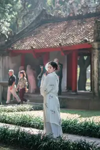 Discover the ethereal beauty of a Vietnamese girl exuding classic charm and gentle grace captivating every gaze - image 8