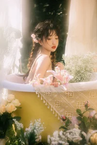 Ethereal Garden Muse: The Timeless Beauty of Qian Yao Zi - image 1