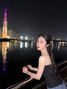 Mina Young Shines in Captivating Saigon Night Street Photoshoot - image 0